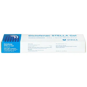 Gel Diclofenac Stella (20g) giảm triệu chứng đau và viêm trong trường hợp bong gân, trật khớp, vết bầm