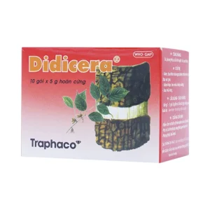 Thuốc Didicera trừ phong thấp, bổ khí huyết, bổ can thận (10 gói x 5g)