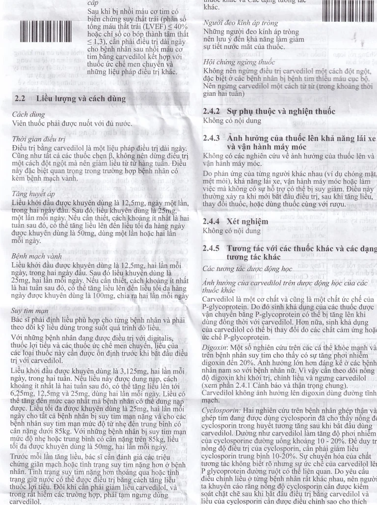 Thuốc Dilatrend Roche điều trị tăng huyết áp, bệnh mạch vành, suy tim mạn, suy thất trái (3 vỉ x 10 viên)