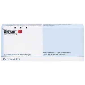 Thuốc Diovan 80 Novartis điều trị bệnh tăng huyết áp, suy tim (2 vỉ x 14 viên)