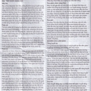 Thuốc Diovan 80 Novartis điều trị bệnh tăng huyết áp, suy tim (2 vỉ x 14 viên)