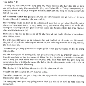 Thuốc tiêm Diprospan Injection (5+2)mg/ml Merck điều trị các bệnh cơ xương và mô mềm, dị ứng (1 ống x 1ml)