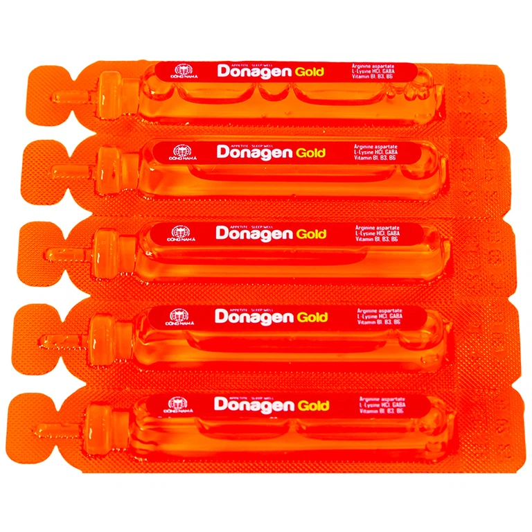 Dung dịch Donagen Gold Đông Nam Á ăn ngon, ngủ tốt, kích thích hệ tiêu hóa (20 ống x 10ml)