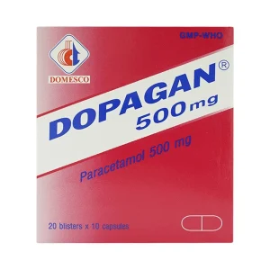 Thuốc Dopagan 500mg Domesco giảm đau và hạ sốt (20 vỉ x 10 viên)