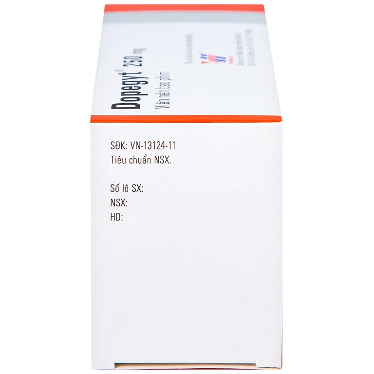 Thuốc Dopegyt 250mg Egis Pharma điều trị tăng huyết áp (10 vỉ x 10 viên)