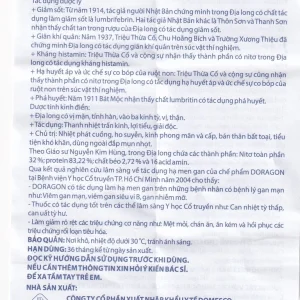 Thuốc Doragon Domesco hỗ trợ hạ men gan (10 vỉ x 10 viên)