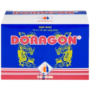 Thuốc Doragon Domesco hỗ trợ hạ men gan (10 vỉ x 10 viên)
