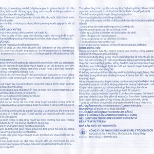 Thuốc Dorover 4mg Domesco điều trị tăng huyết áp, suy tim sung huyết (1 vỉ x 30 viên)