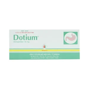 Thuốc Dotium Domesco điều trị triệu chứng nôn, buồn nôn (10 vỉ x 10 viên)