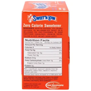Đường ăn kiêng Sweet'n Low Cumberland Packing Corp cho người béo phì (100 gói)