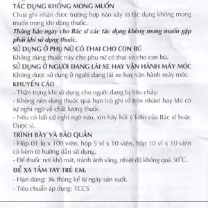 Thuốc Dưỡng Tâm An Thần Danapha điều trị mất ngủ do lo âu, làm việc quá sức (100 viên)