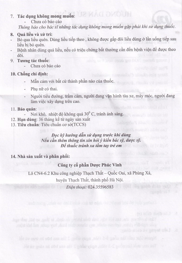 Thuốc Dưỡng Tâm An Thần PV điều trị tâm huyết suy tổn, tim hồi hộp (60 viên)