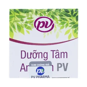 Thuốc Dưỡng Tâm An Thần PV điều trị tâm huyết suy tổn, tim hồi hộp (60 viên)
