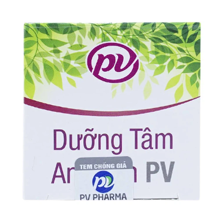 Thuốc Dưỡng Tâm An Thần PV điều trị tâm huyết suy tổn, tim hồi hộp (60 viên)