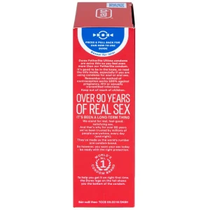 Bao cao su Durex Fetherlite Ultima siêu mỏng dùng tránh thai và các bệnh lây nhiễm (12 cái)