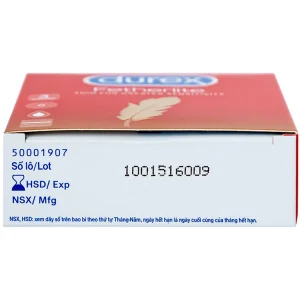 Bao cao su Durex Fetherlite vừa vặn, độ bảo vệ cao (3 cái)