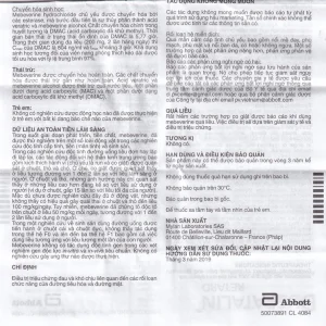 Thuốc Duspatalin Retard Abbott điều trị đau do rối loạn chức năng tiêu hóa và đường mật (30 viên)