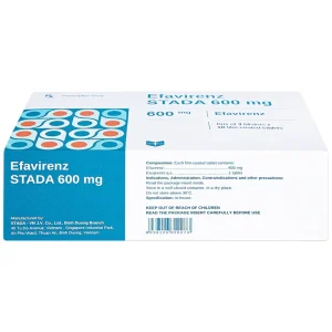 Thuốc Efavirenz Stella 600mg phòng ngừa sau phơi nhiễm HIV (3 vỉ x 10 viên)