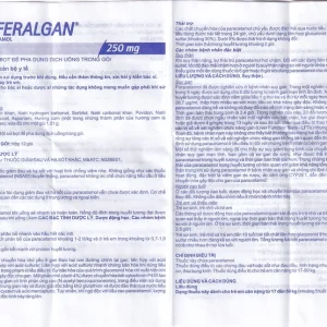 Bột sủi Efferalgan 250mg UPSA SAS giảm đau, hạ sốt (12 gói)