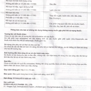 Thuốc Eldosin Capsule Arlico loãng đờm trong bệnh hô hấp cấp và mạn tính (3 vỉ x 10 viên)