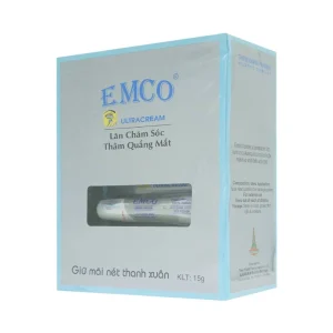 Lăn chăm sóc thâm quầng mất Emco UltraCream giảm vết nhăn nơi đuôi mắt, dưỡng da vùng mắt (15g)