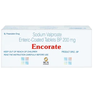 Thuốc Encorate Sun Pharma điều trị động kinh (10 vỉ x 10 viên)