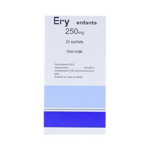Cốm Ery Children Enfants 250mg Bouchara điều trị nhiễm khuẩn (24 gói)