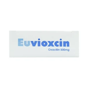 Thuốc Euvioxcin 500mg Hà Tây điều trị nhiễm khuẩn đường hô hấp (2 vỉ x 10 viên)
