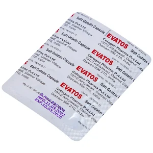 Thuốc Evatos Celogen Pharma bổ sung Vitamin, chất khoáng và một số acid amin (6 vỉ x 10 viên)