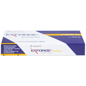 Thuốc Exforge 5mg/80mg Novartis điều trị tăng huyết áp vô căn (2 vỉ x 14 viên)