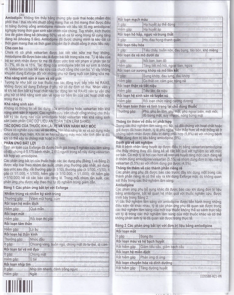 Thuốc Exforge 5mg/80mg Novartis điều trị tăng huyết áp vô căn (2 vỉ x 14 viên)