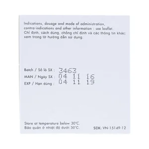 Cốm Exomuc Bouchara điều trị rối loạn chất tiết phế quản (30 gói)