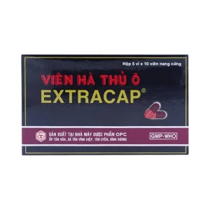 Viên Hà Thủ Ô Extracap OPC điều trị nam giới tinh tủy kém, thần kinh suy nhược (5 vỉ x 10 viên)