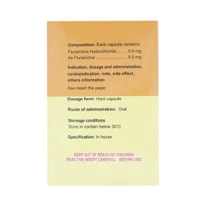 Thuốc Fagendol 5mg Hutecs điều trị dự phòng chứng đau nửa đầu (10 vỉ x 10 viên)