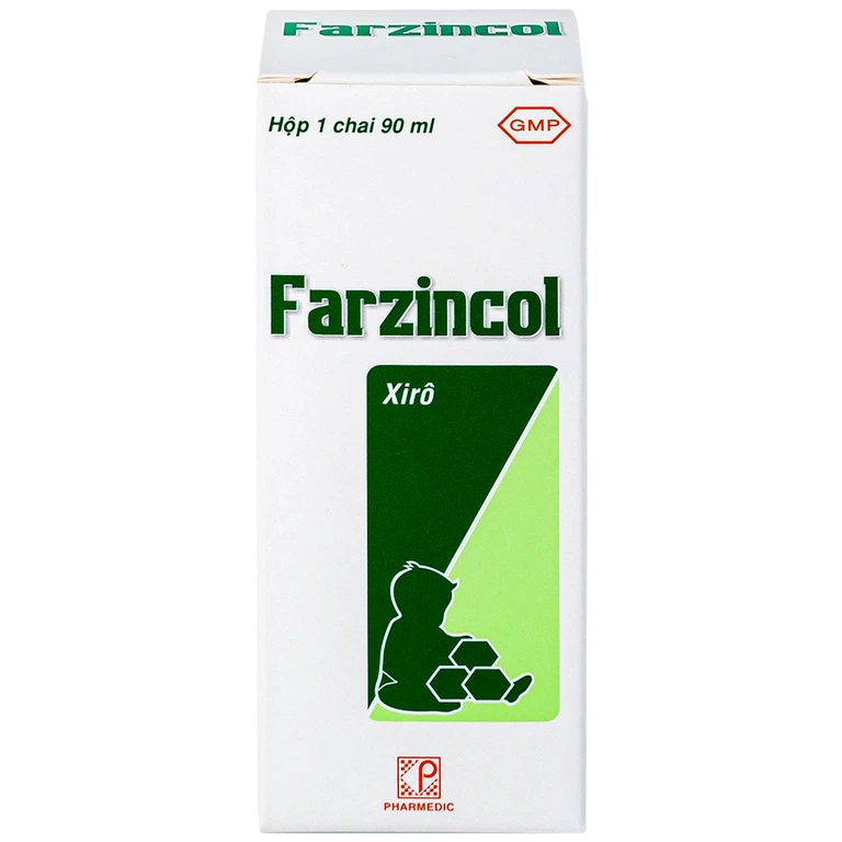 Siro Farzincol Pharmedic điều trị thiếu kẽm (90ml)