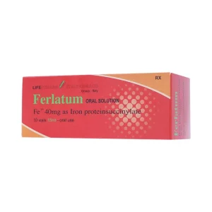 Dung dịch Ferlatum Italfarmaco điều trị thiếu sắt (10 chai x 15ml)