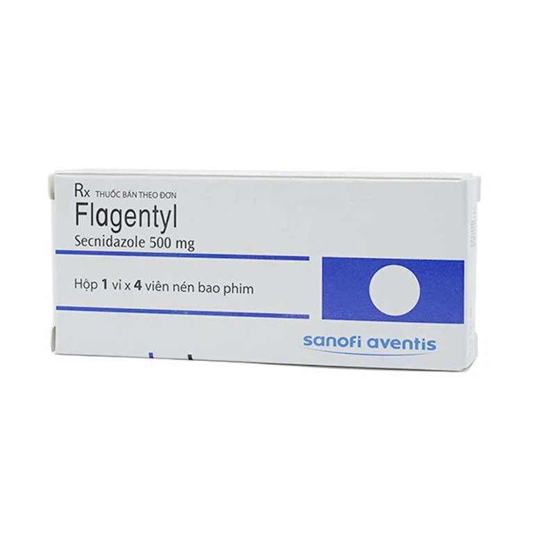 Thuốc Flagentyl Sanofi điều trị viêm niệu đạo, viêm âm đạo (1 vỉ x 4 viên)