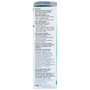 Dung dịch thụt trực tràng Fleet Enema giảm chứng táo bón không thường xuyên (133ml)