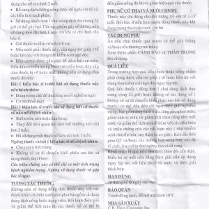 Dung dịch thụt trực tràng Fleet Enema For Children giảm chứng táo bón không thường xuyên (66ml)