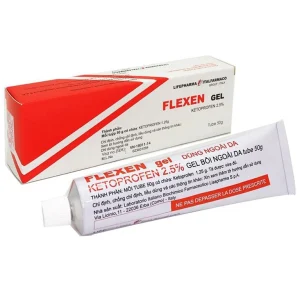Gel bôi ngoài da Flexen Glow điều trị đau cơ, bong gân, bầm tím, trật khớp (50g)
