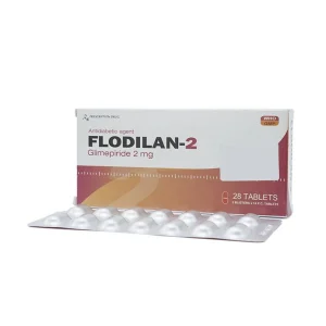 Thuốc Flodilan-2 Davipharm điều trị đái tháo đường típ 2 (2 vỉ x 14 viên)