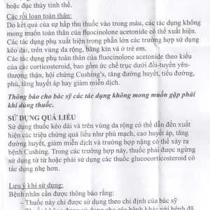 Thuốc mỡ Flucinar Jelfa điều trị viêm da (15g)