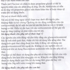 Thuốc mỡ Flucinar Jelfa điều trị viêm da (15g)