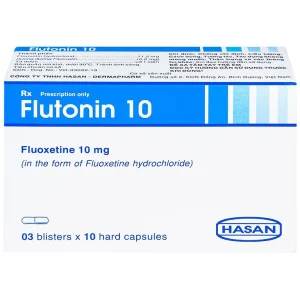 Thuốc Flutonin 10 Hasan điều trị bệnh trầm cảm (3 vỉ x 10 viên)