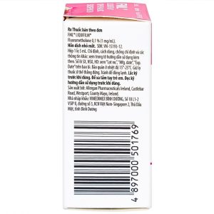 Thuốc nhỏ mắt FML Allergan điều trị viêm mí mắt, kết mạc nhãn cầu (5ml)