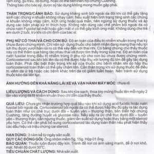 Kem Fobancort Cream điều trị vảy nến, viêm da do nhiễm khuẩn (5g)