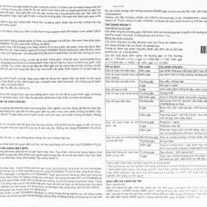 Thuốc Fosamax Plus 70mg/2800IU MSD điều trị loãng xương (1 vỉ x 4 viên)