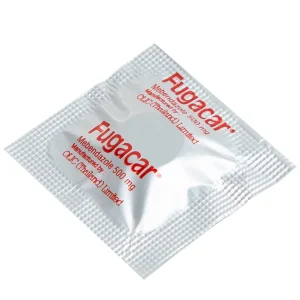 Thuốc Fugacar Janssen hương trái cây điều trị nhiễm một hay nhiều loại giun đường ruột (1 viên)