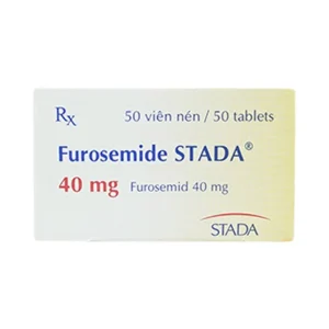 Thuốc Furosemide Stada 40mg điều trị phù, tăng huyết áp (5 vỉ x 10 viên)
