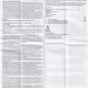 Thuốc Gabantin 300 Sun Pharma điều trị đau thần kinh sau khi nhiễm herpes (3 vỉ x 10 viên)